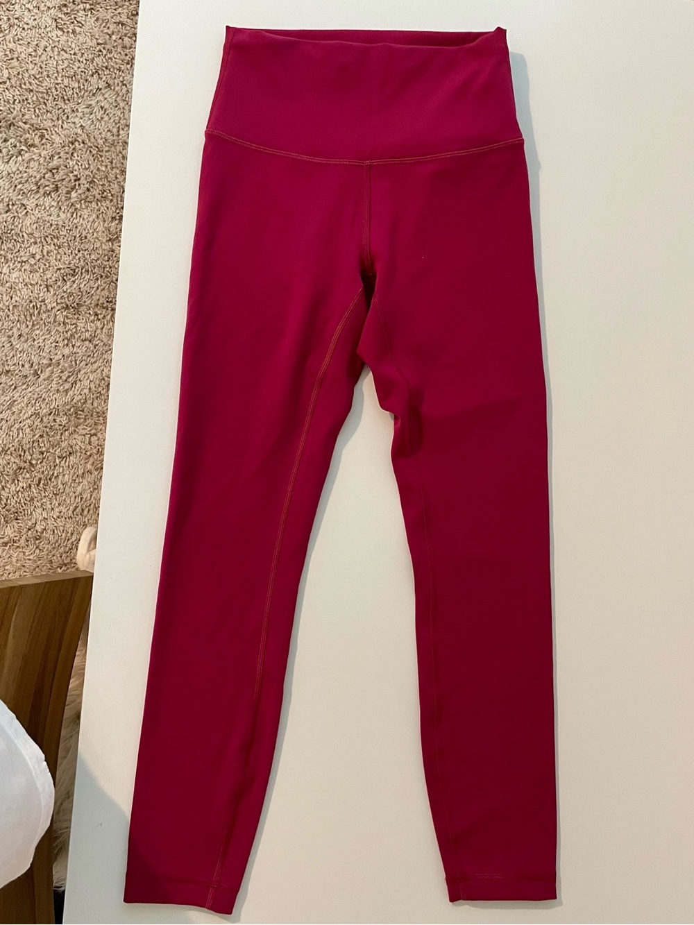 Womens lululemon Leggings - Deep Cherry Pink